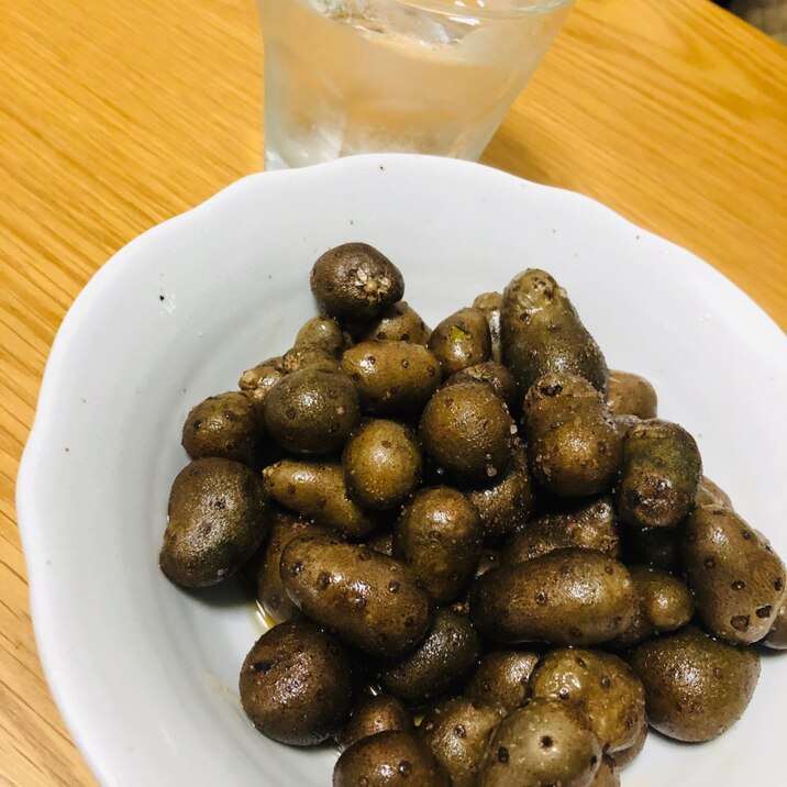 むかごごま油炒め